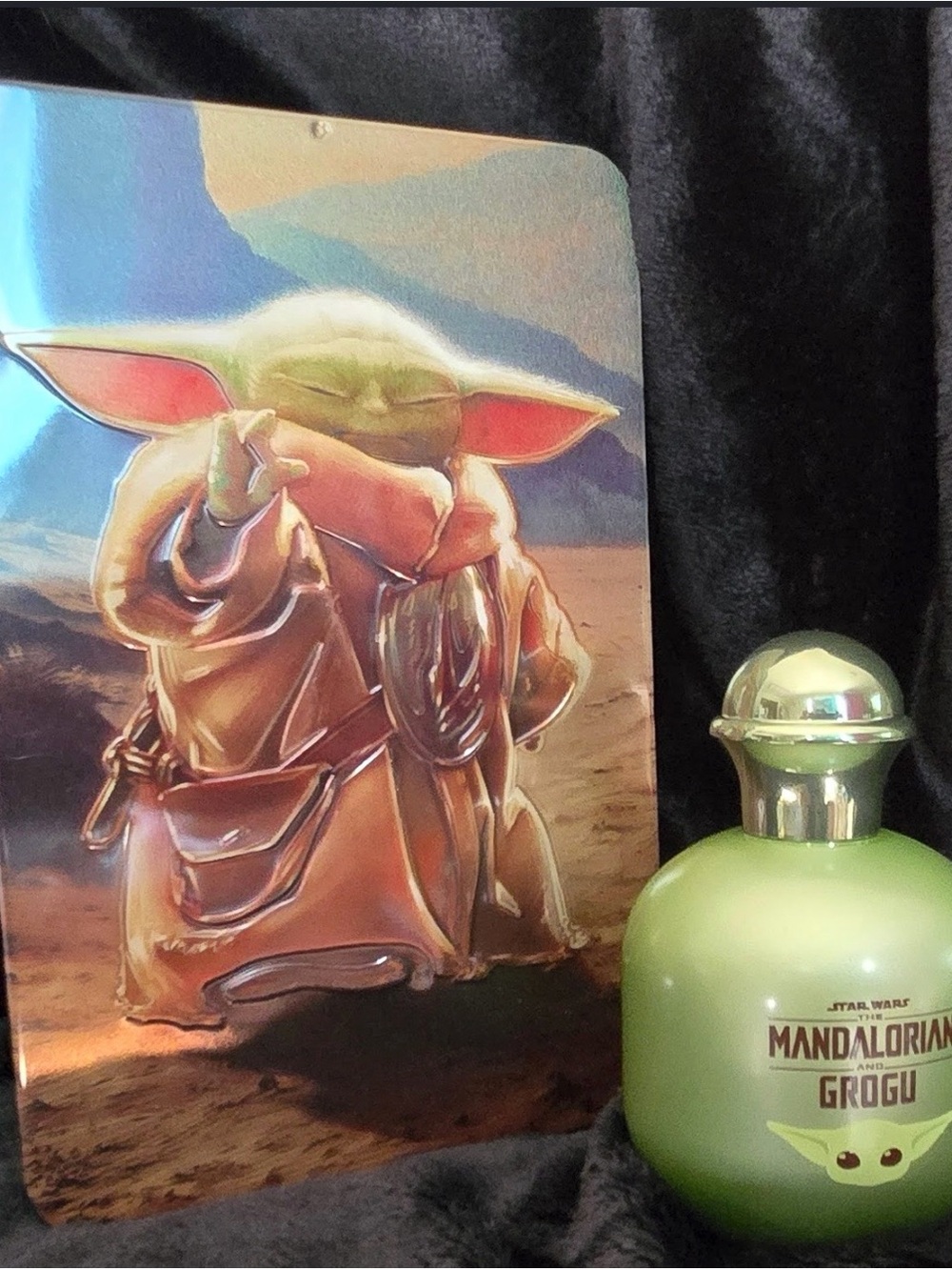 Bath & Body Works Mandalorian Grogu Green Bottle